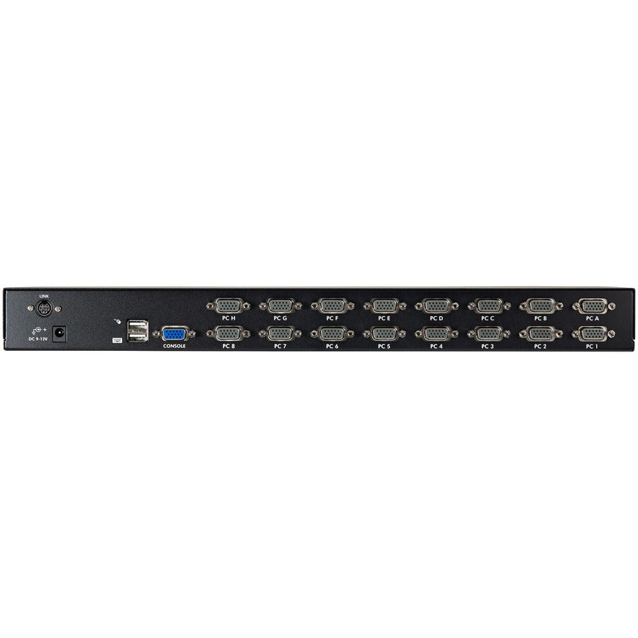 StarTech.com 16 Port 1U Rackmount USB KVM Switch Kit with OSD and Cables — SV1631DUSBUK