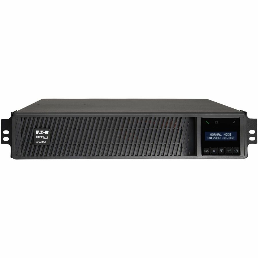 Eaton Tripp Lite Series SmartPro 3000VA 3000W 208/230V Line-Interactive Sine Wave UPS - 10 Outlets, Extended Run, Network Card Option, LCD, USB, DB9, 2U Rack/Tower — SMX3000XLRT2UA