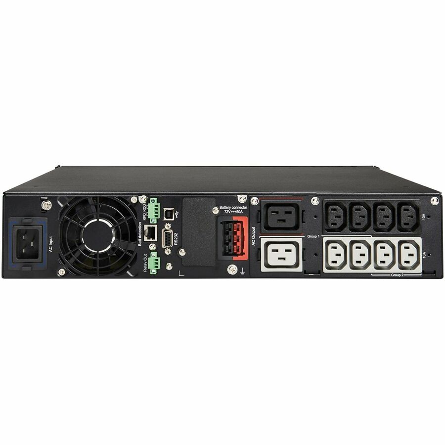 Eaton Tripp Lite Series SmartPro 3000VA 3000W 208/230V Line-Interactive Sine Wave UPS - 10 Outlets, Extended Run, Network Card Option, LCD, USB, DB9, 2U Rack/Tower — SMX3000XLRT2UA