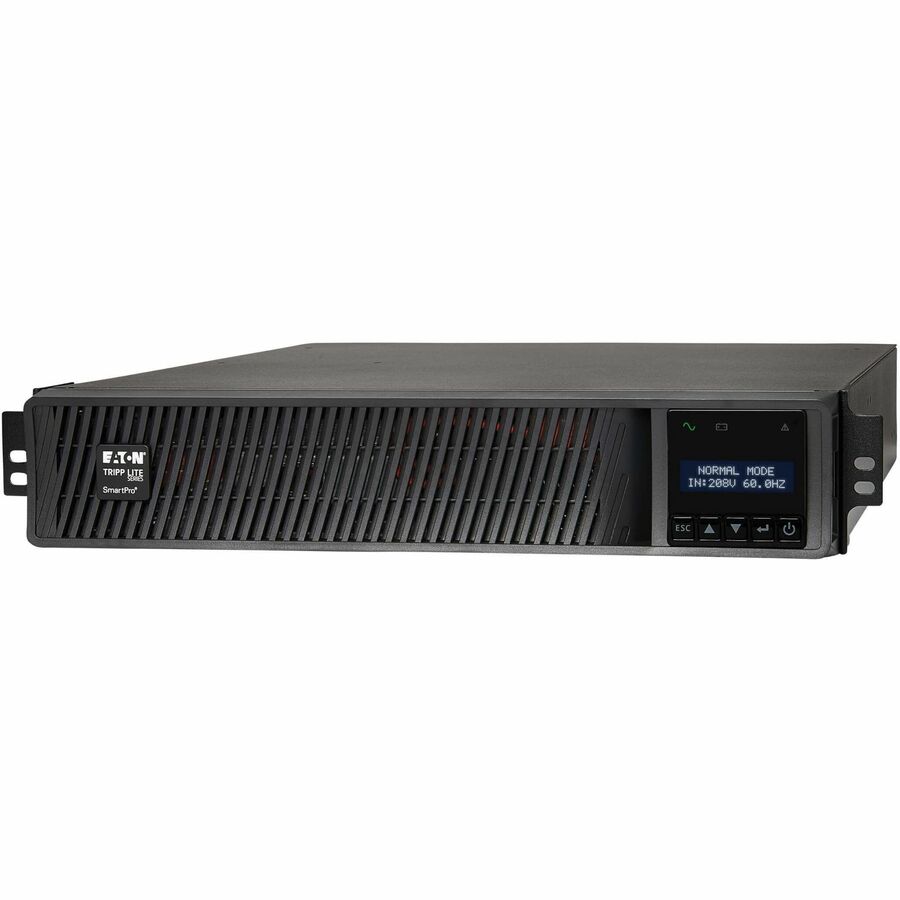 Eaton Tripp Lite Series SmartPro 3000VA 3000W 208/230V Line-Interactive Sine Wave UPS - 10 Outlets, Extended Run, Network Card Option, LCD, USB, DB9, 2U Rack/Tower — SMX3000XLRT2UA