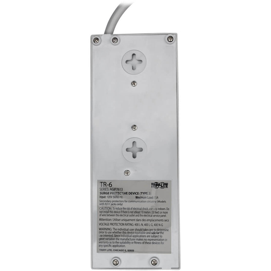 Eaton Tripp Lite Series Protect It! 6-Outlet Surge Protector, 6 ft. (1.83 m) Cord, 2420 Joules — TR-6