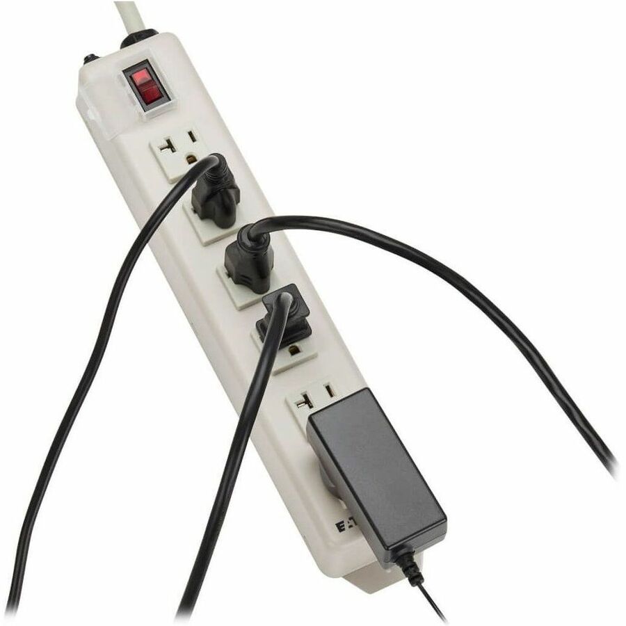 Eaton Tripp Lite Series Power It! 6-Outlet Power Strip, 15 ft. (4.57 m) Cord, 5-20P Plug, Metal Housing — TLM615NC20