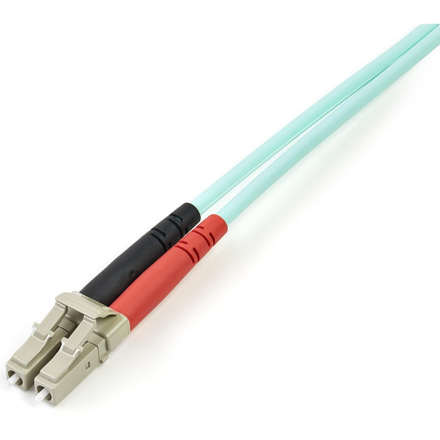 StarTech.com 2m Fiber Optic Cable - 10 Gb Aqua - Multimode Duplex 50/125 - LSZH - LC/LC - OM3 - LC to LC Fiber Patch Cable — A50FBLCLC2