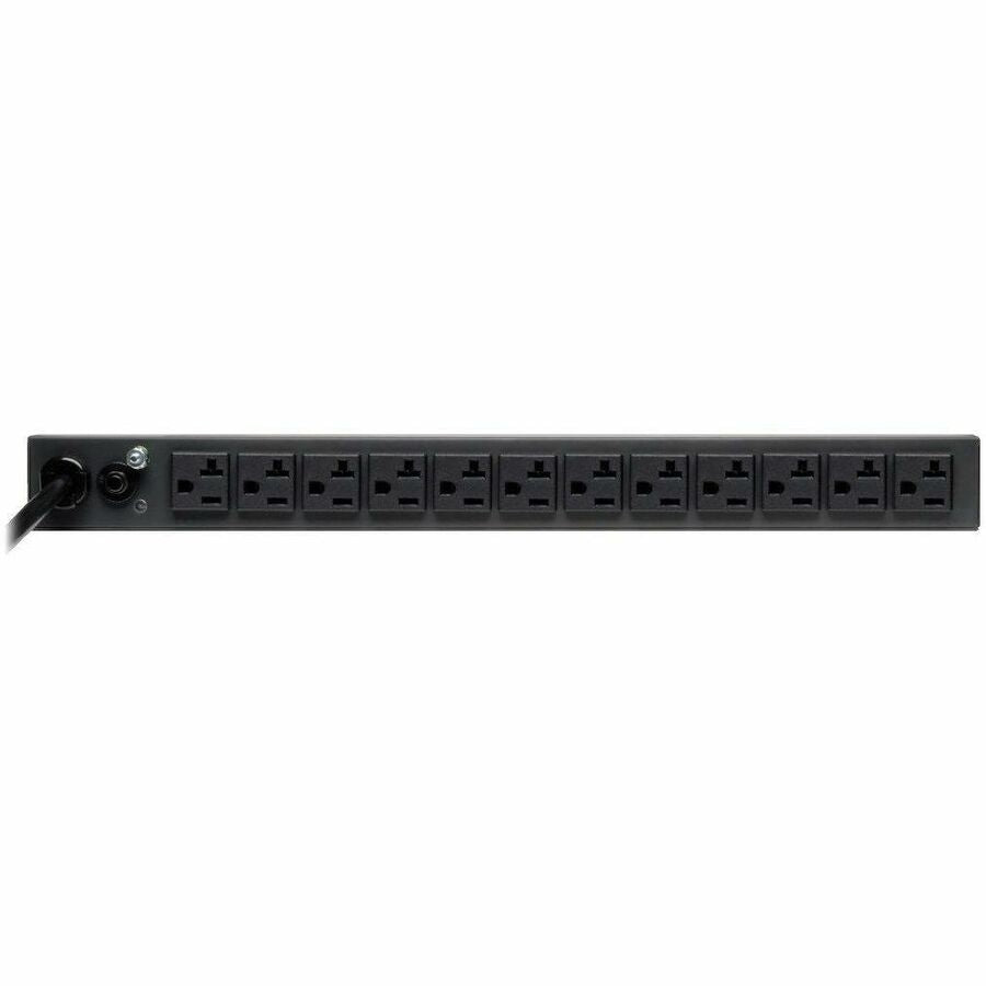 Eaton Tripp Lite Series 2.4kW Single-Phase 120V Basic PDU, 13 NEMA 5-15/20R Outlets, NEMA 5-20P Input, 15 ft. (4.57 m) Cord, 1U Rack-Mount — PDU1220