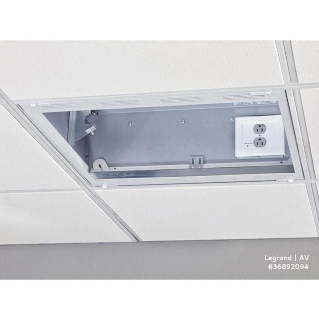 Chief 2' x 2' Suspended Ceiling Storage Box - White — CMS492