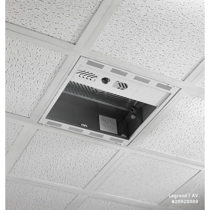 Chief 2' x 2' Suspended Ceiling Storage Box - White — CMS492