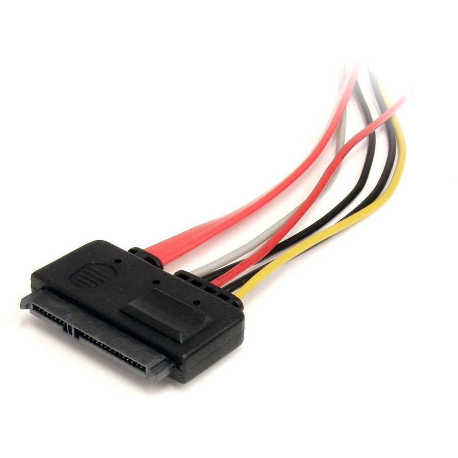 StarTech.com 12in 22 Pin SATA Power and Data Extension Cable — SATA22PEXT