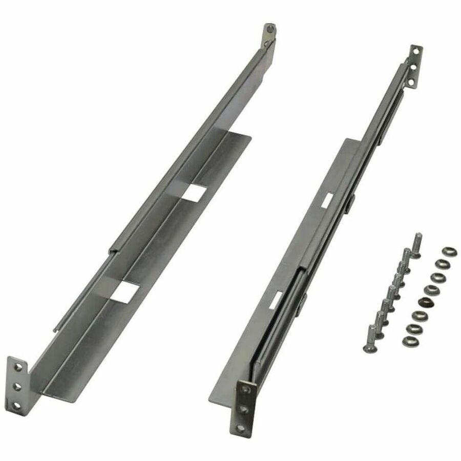 Eaton Tripp Lite Series SmartRack 4-Post 1U Universal Adjustable Rack-Mount Shelf Kit — 4POSTRAILKIT1U