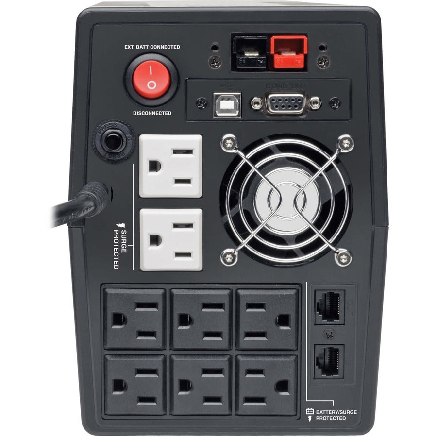 Eaton Tripp Lite Series 1440VA 940W Line-Interactive UPS - 8 NEMA 5-15R Outlets, AVR, USB, Serial, LCD, Extended Run, Tower — OMNIVS1500XL