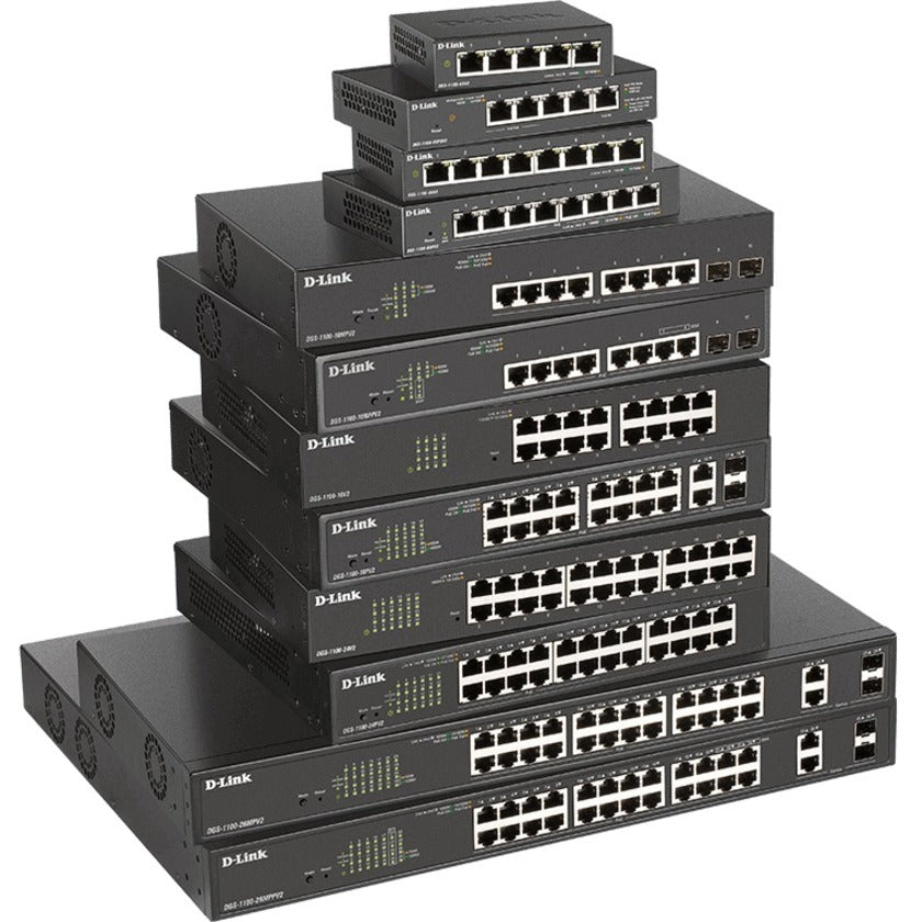 D-Link DGS-1100-08V2 Ethernet Switch — DGS-1100-08V2