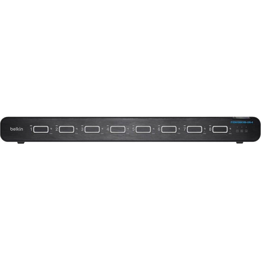 Belkin Universal 2nd Gen Secure KVM Switch, 8-Port Single Head w/ CAC — F1DN108KVM-UN-4