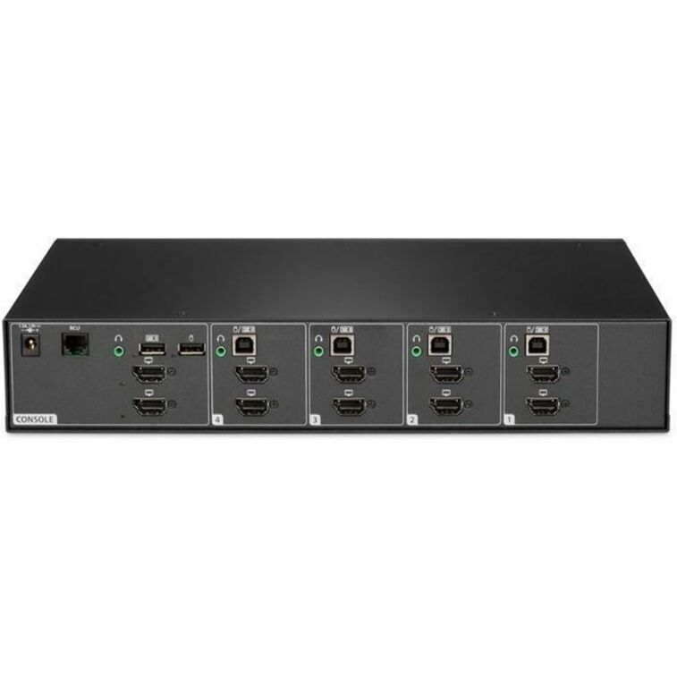 Vertiv Avocent Cybex SC900 Secure Desktop KVM Switch, Dual Head Monitor, 4 Port, Common Access Card, NIAP Version 4.0, TAA Compliant (SC940DPH-400) — SC940DPH-400