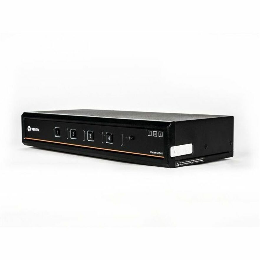 Vertiv Avocent Cybex SC900 Secure KVM Dual Head 4 Port Universal and DPP NIAP version 4.0 Certified, TAA Compliant (SC945DPH-400) — SC945DPH-400