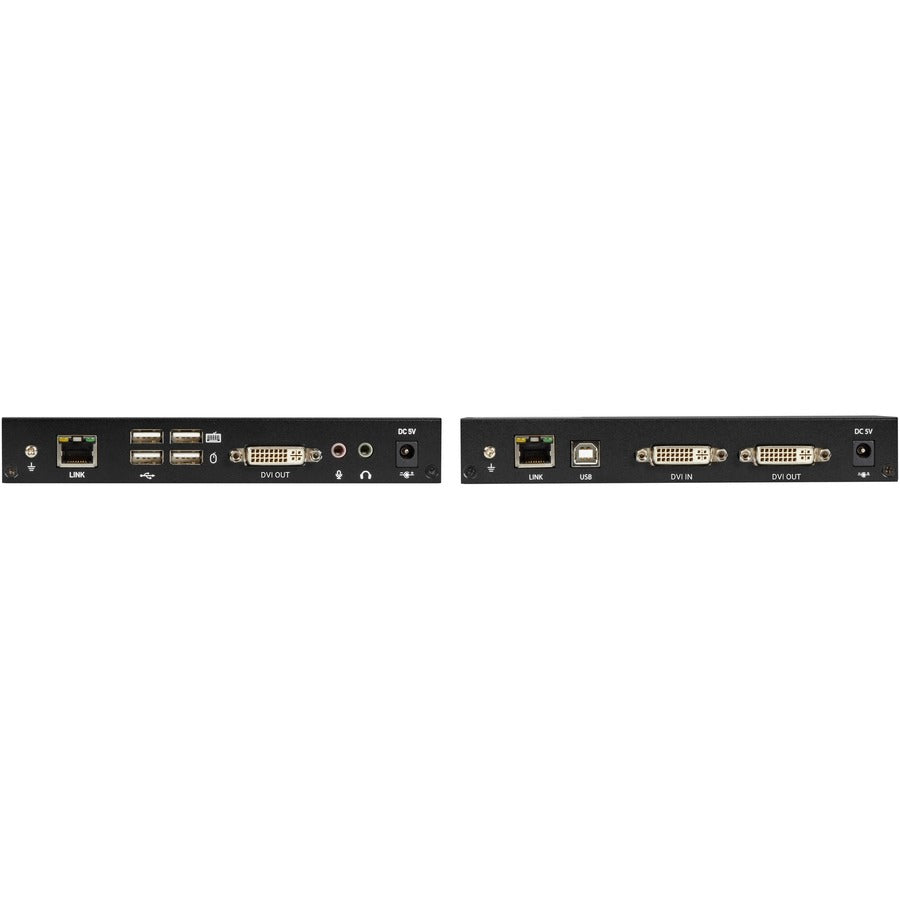 Black Box KVX Series KVM Extender Kit over CATx - DVI-D, USB 2.0, Serial, Audio, Local Video — KVXLC-100-R2