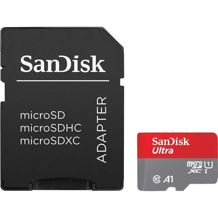 SanDisk Ultra 128 GB Class 10/UHS-I (U1) microSDXC - 1 — SDSQUAB-128G-AN6MA