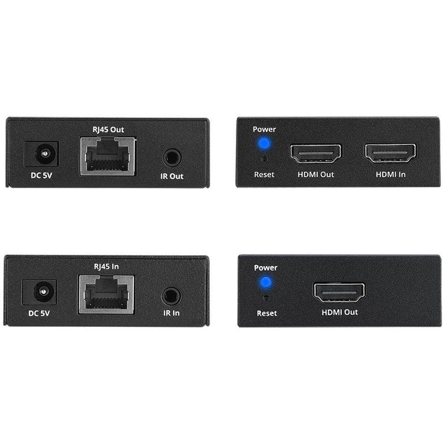SIIG 4K60Hz HDMI over Cat6 Extender with Loopout & IR - 50m- HDMI Extender- Auto Downscaling — CE-H27K11-S1