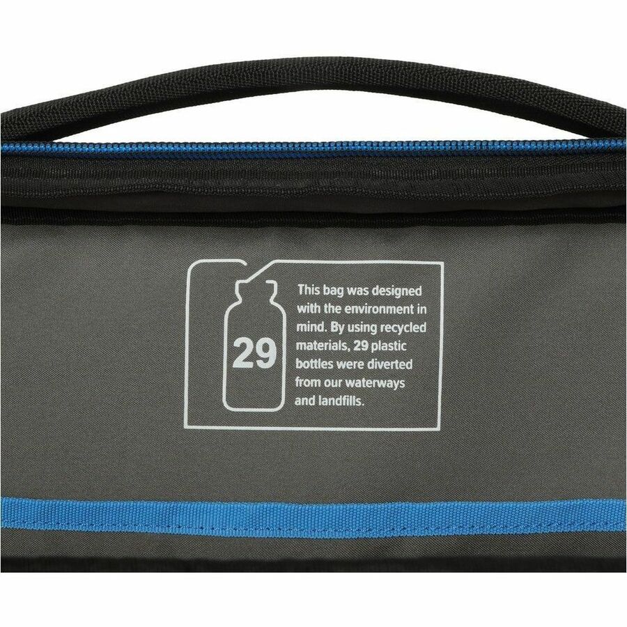 Targus Coastline EcoSmart TBT940GL Carrying Case (Briefcase) for 15" to 16" Notebook - Black - TAA Compliant — TBT940GL
