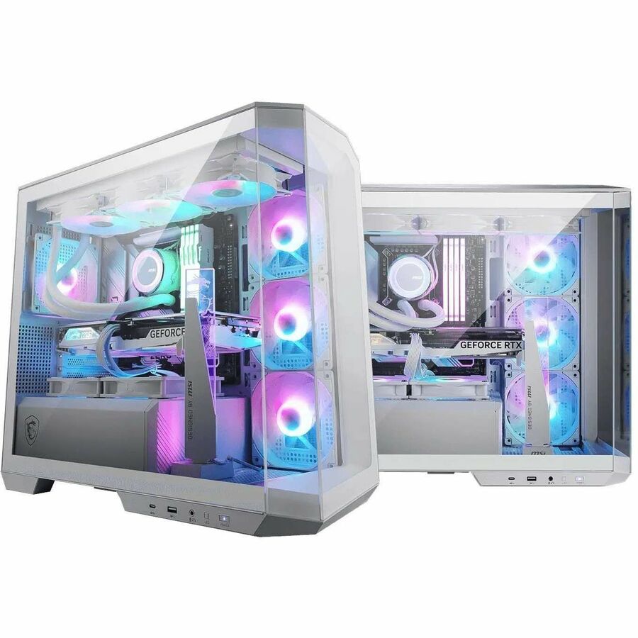 MSI PC Case MAG PANO M100R PZ / White — PANOM100RPZWHT