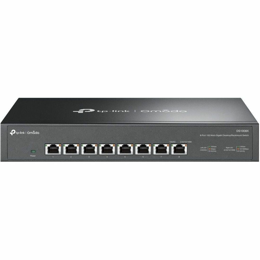 TP-Link DS1008X Omada 8-Port 10G Unmanaged Desktop/Rackmount Switch — DS1008X