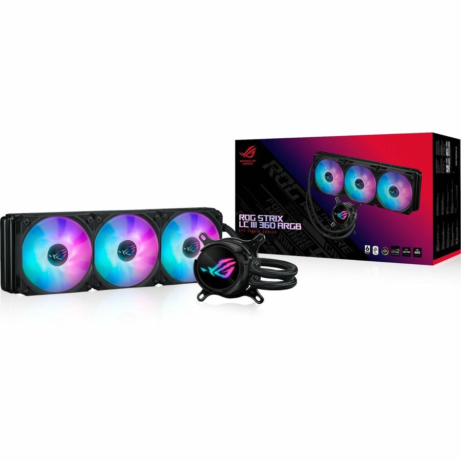 Asus ROG Strix LC III 360 ARGB Cooling Fan/Radiator/Water Block/Pump - 1 Pack — ROG STRIX LC III 360 ARGB