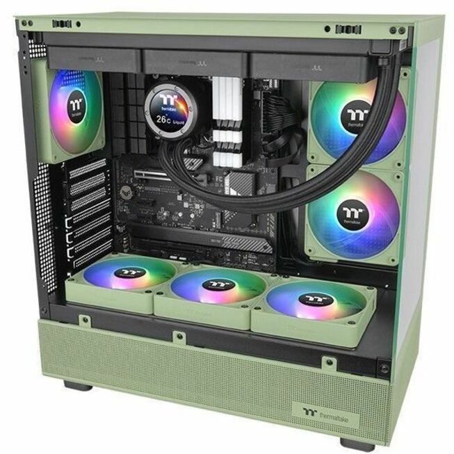 Thermaltake CT120 EX Reverse ARGB Sync PC Cooling Fan Matcha Green (3-Fan Pack) - 3 Pack — CL-F198-PL12MG-A