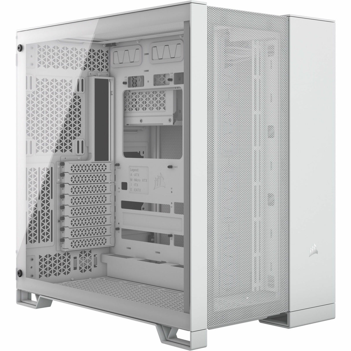 Corsair 6500D AIRFLOW Mid-Tower Dual Chamber PC Case - White — CC-9011260-WW