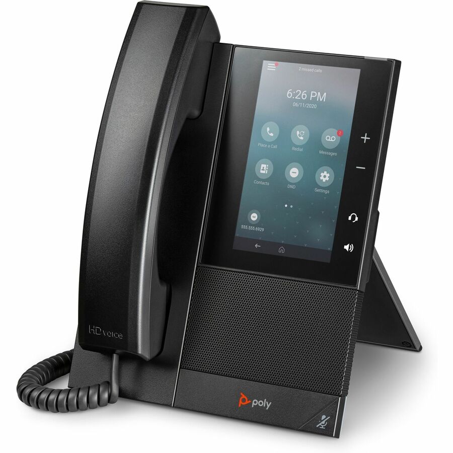 Poly CCX 505 Business Media Phone with Open SIP and PoE-enabled GSA/TAA — 849A6AA