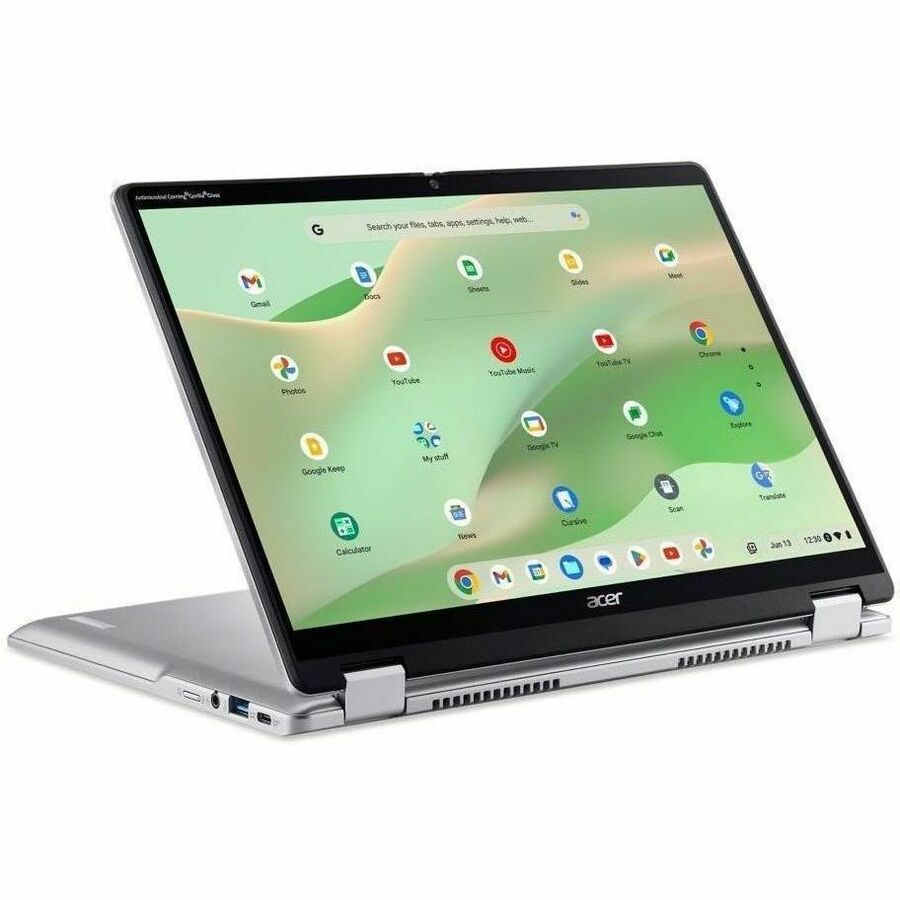 Acer Chromebook Spin 314 CP314-2HN CP314-2HN-3747 14" Touchscreen Convertible 2 in 1 Chromebook - WUXGA - Intel Core i3 i3-N305 - 8 GB - 256 GB SSD - English (US) Keyboard - Silver — NX.KWGAA.003