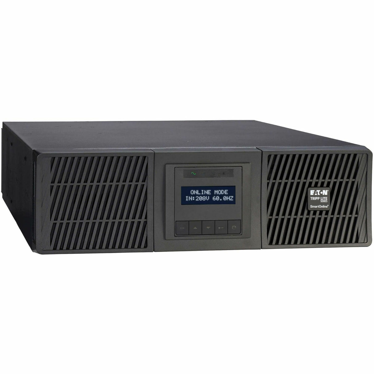 Eaton Tripp Lite Series SmartOnline 6000VA 5400W 208V Online Double-Conversion UPS - 2 L6-20R and 2 L6-30R Outlets, L6-30P Input, Network Card Included, Extended Run, 3U Rack/Tower, TAA — SU6000RT3UTAA