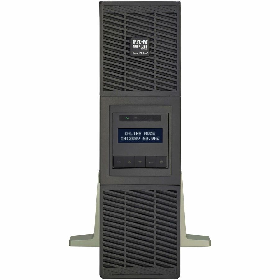 Eaton Tripp Lite Series SmartOnline 6000VA 5400W 208V Online Double-Conversion UPS - 2 L6-20R and 2 L6-30R Outlets, L6-30P Input, Network Card Included, Extended Run, 3U Rack/Tower, TAA — SU6000RT3UTAA