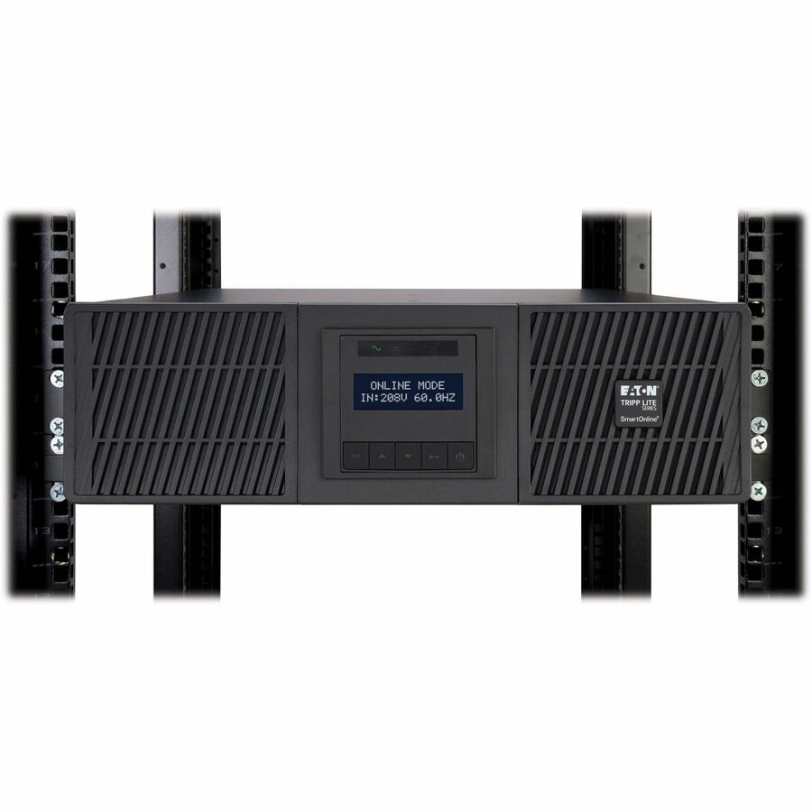 Eaton Tripp Lite Series SmartOnline 6000VA 5400W 208V Online Double-Conversion UPS - 2 L6-20R and 2 L6-30R Outlets, L6-30P Input, Network Card Included, Extended Run, 3U Rack/Tower, TAA — SU6000RT3UTAA