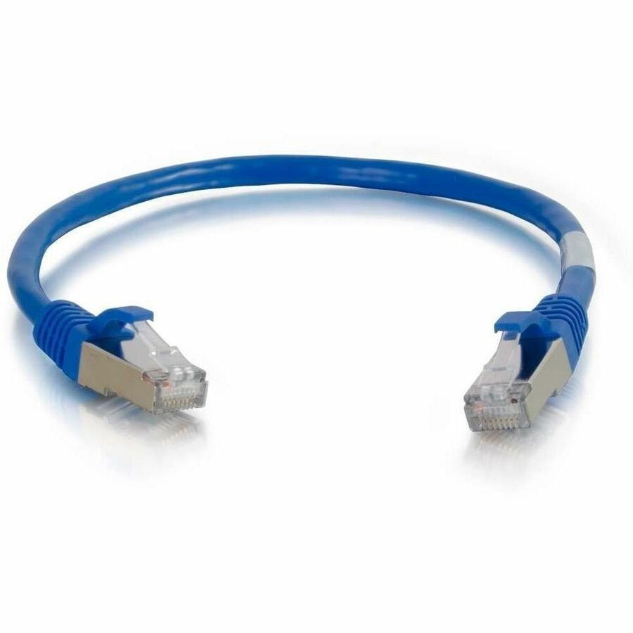 C2G 10ft Cat6a Snagless Shielded (STP) Network Patch Cable - Blue — 00681