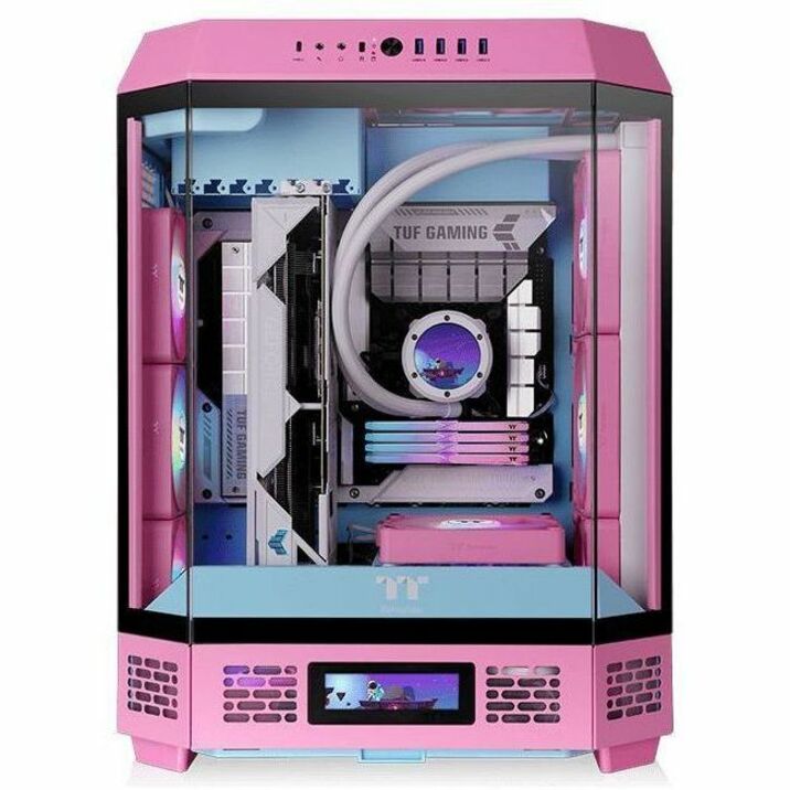 Thermaltake The Tower 600 Bubble Pink Mid Tower Chassis — CA-1Z1-00MAWN-00