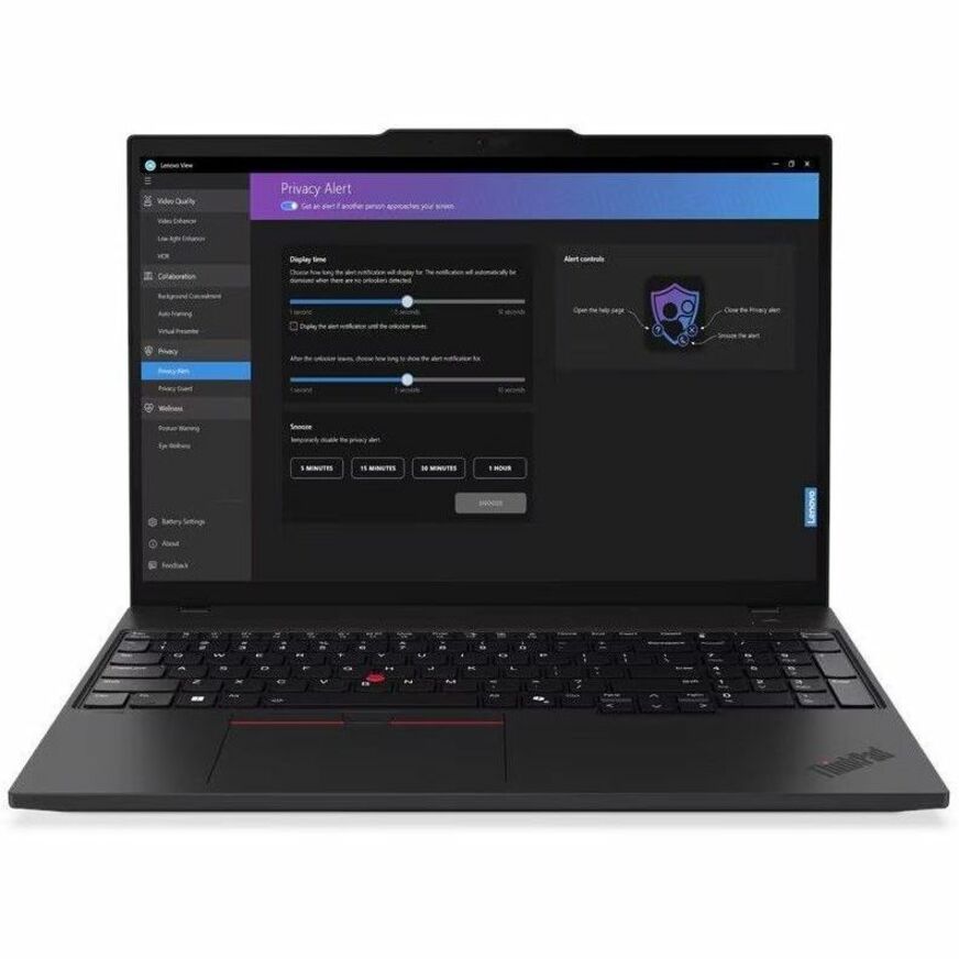 Lenovo ThinkPad T16 Gen 3 21MN005LUS 16" Notebook - WUXGA - Intel Core Ultra 5 125U - 16 GB - 256 GB SSD - English Keyboard - Black — 21MN005LUS
