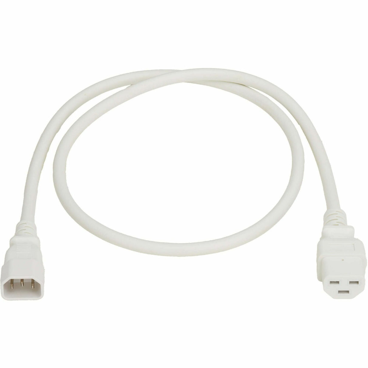 Eaton Tripp Lite Series Power Cord, C14 to C21 - Heavy-Duty, 15A, 250V, 14 AWG, 3 ft. (0.9 m), White — P037-003-AWH