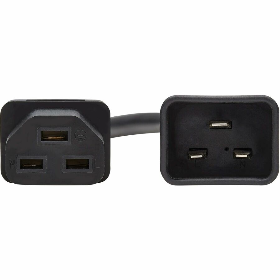 Eaton Tripp Lite Series Power Cord, C20 to C21 - Heavy-Duty, 20A, 250V, 12 AWG, 4 ft. (1.2 m), Black — P035-004