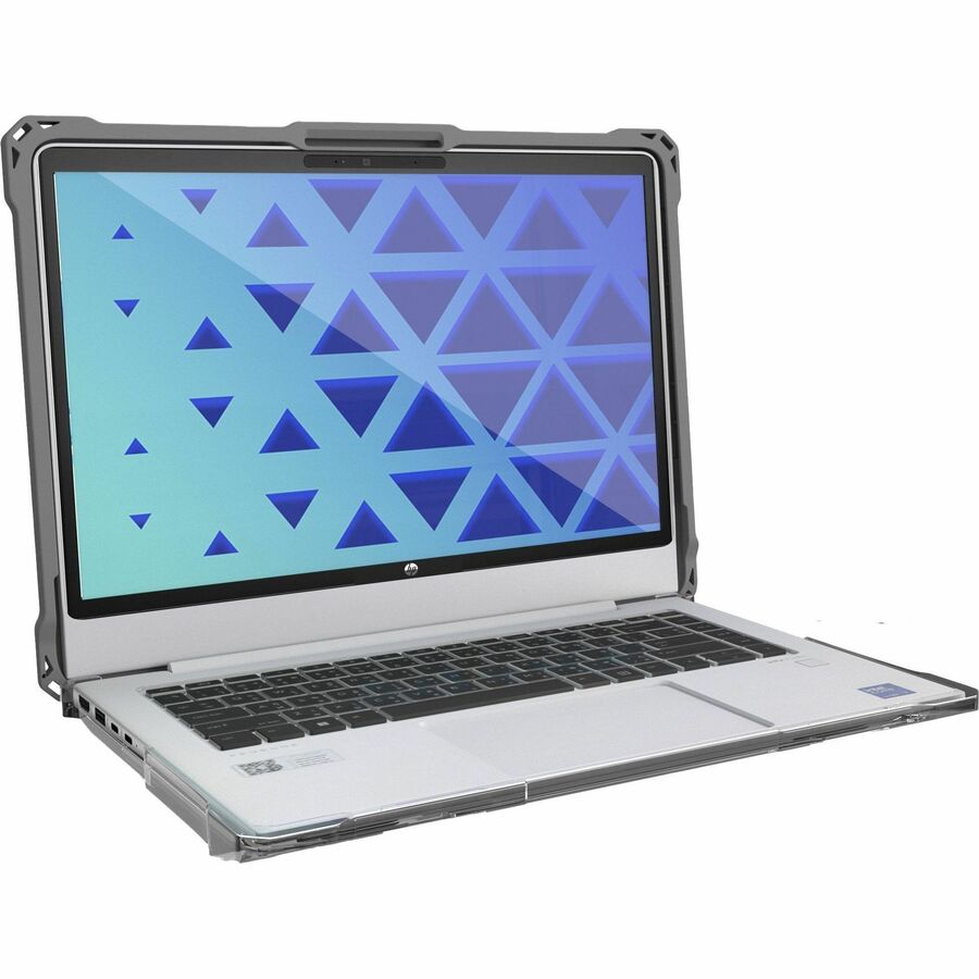 Extreme Shell-FL3 Slide Case for HP Fortis G1m Chromebook 11.6" Clamshell (MediaTek Processor) (Grey/Slide-On Top, PC Bottom) — HPESFLG1MCGRY