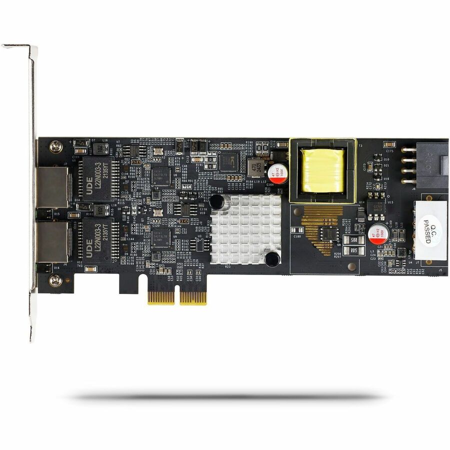 StarTech.com 2-Port 2.5Gbps PCI Express PoE Network Card, Dual Intel I225-V, PCIe 802.3af/at PoE+ Multi-Gigabit Ethernet NIC — PR22GIP-NETWORK-CARD