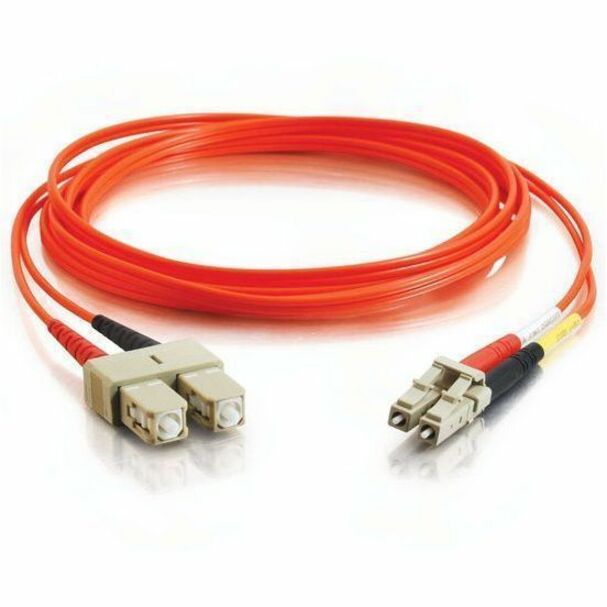 C2G 1m LC-SC 62.5/125 Duplex Multimode OM1 Fiber Cable - Orange - 3ft — 33154