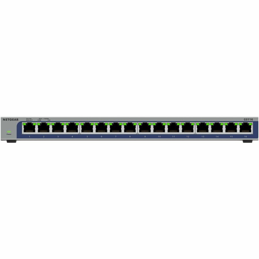 Netgear 16-Port Gigabit Ethernet Unmanaged Switches — GS116-300NAS