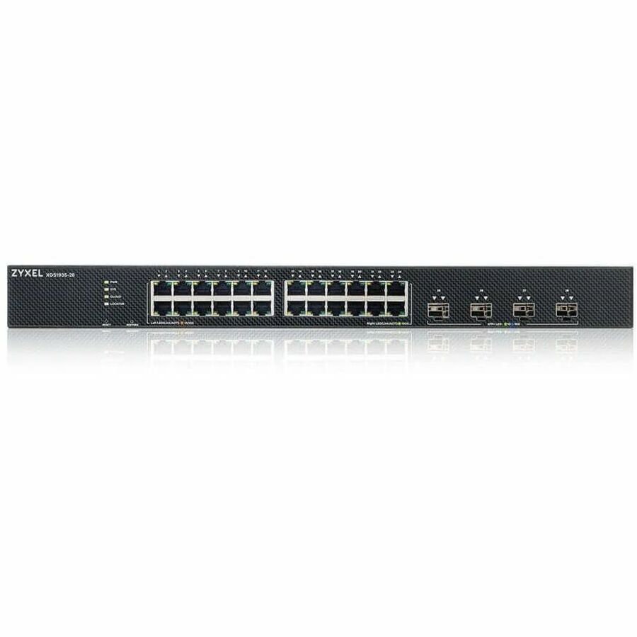 ZYXEL 24-port GbE Lite-L3 Smart Managed Switch with 4 10G Uplink — XGS1935-28