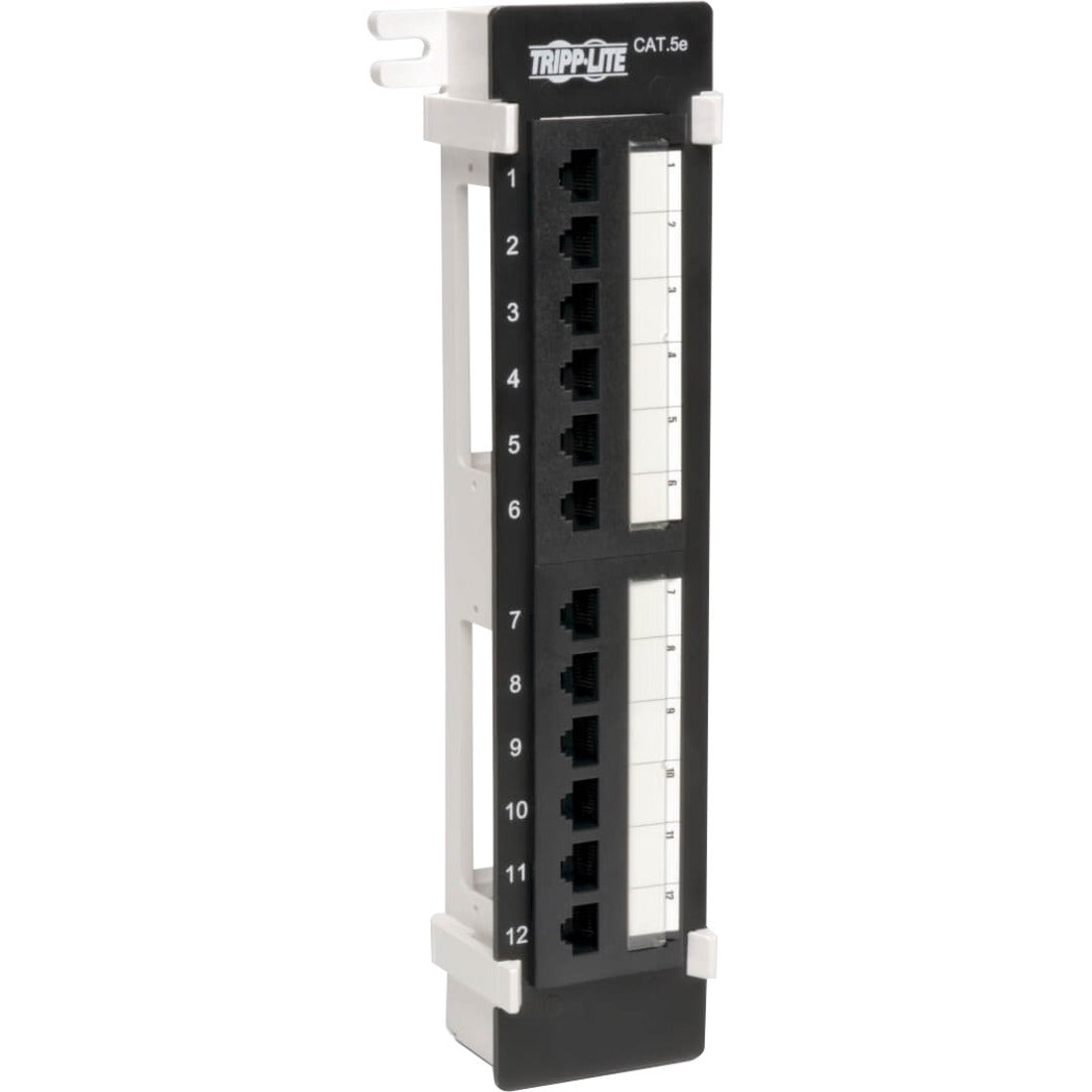 Eaton Tripp Lite Series 12-Port Wall-Mount Cat5e Patch Panel, 568B, RJ45 Ethernet, TAA — N050-012