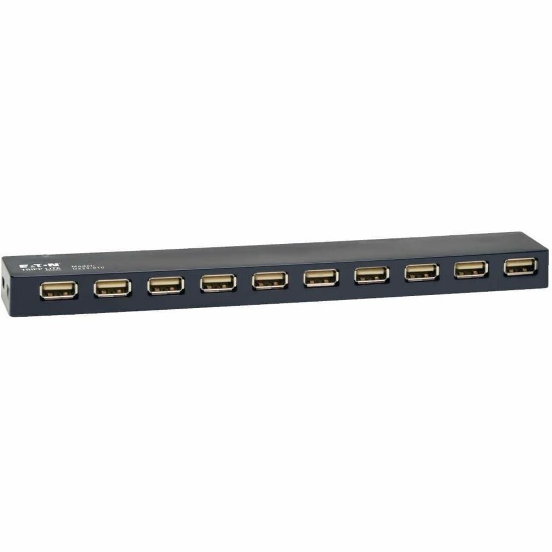 Eaton Tripp Lite Series 10-Port USB 2.0 Hub, Black — U223-010
