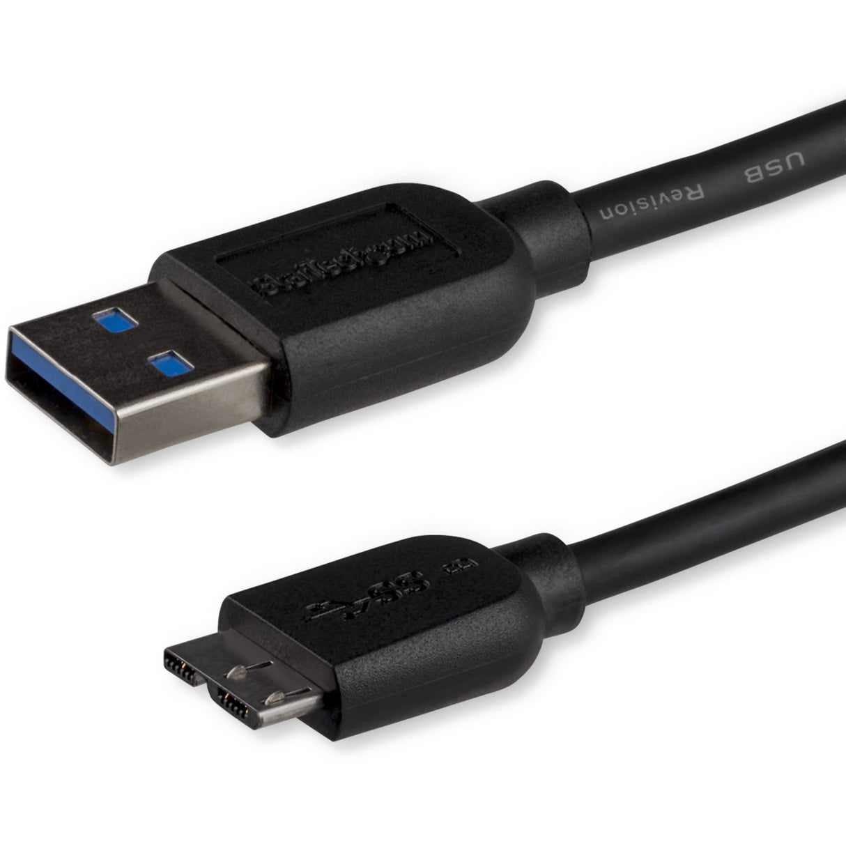 StarTech.com 3m (10ft) Slim SuperSpeed USB 3.0 (5Gbps) A to Micro B Cable - M/M — USB3AUB3MS