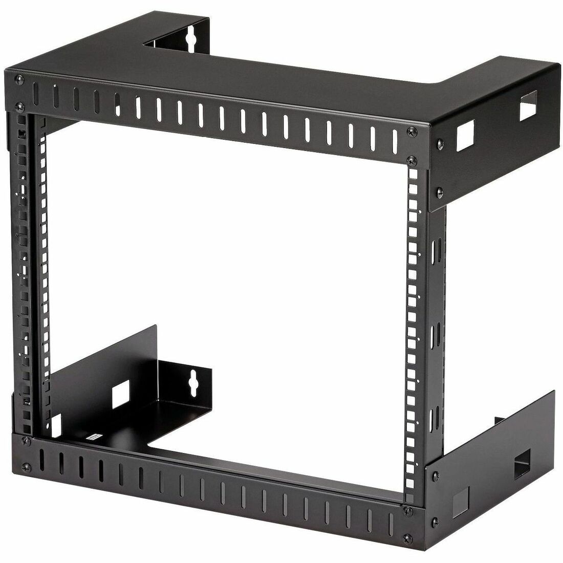 StarTech.com 2-Post 8U Heavy-Duty Wall-Mount Network Rack, 19" Open Frame Server Rack for Computer Equipment, Wall Mount Data Rack~ — RK812WALLO