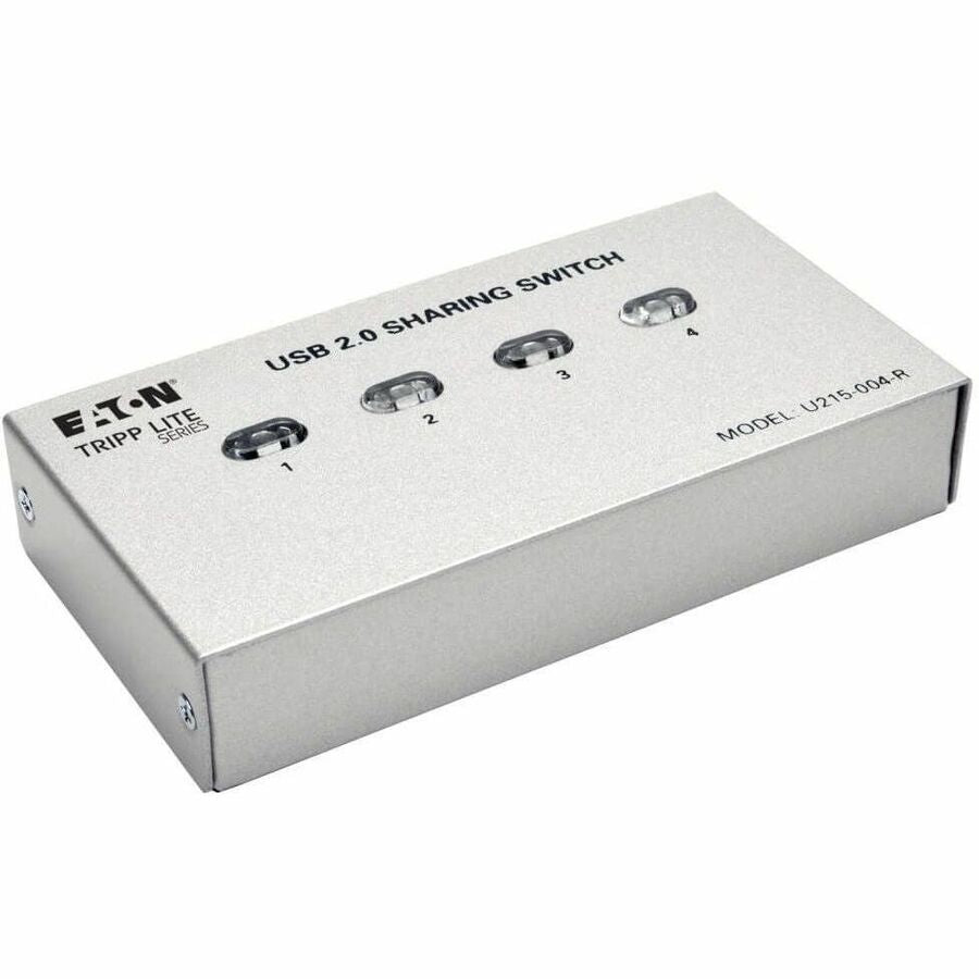 Eaton Tripp Lite Series 4-Port USB 2.0 Printer / Peripheral Sharing Switch — U215-004-R