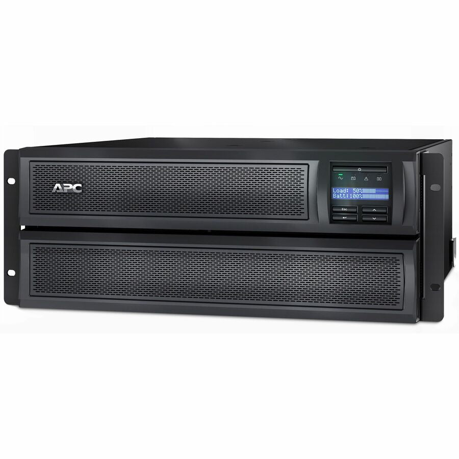 APC Smart-UPS X, Line Interactive, 3kVA, Rack/tower convertible 4U, 100V-127V, 6x 5-15R+3x 5-20R+1x L5-30R NEMA,SmartSlot,Extended runtime,Short depth — SMX3000LV