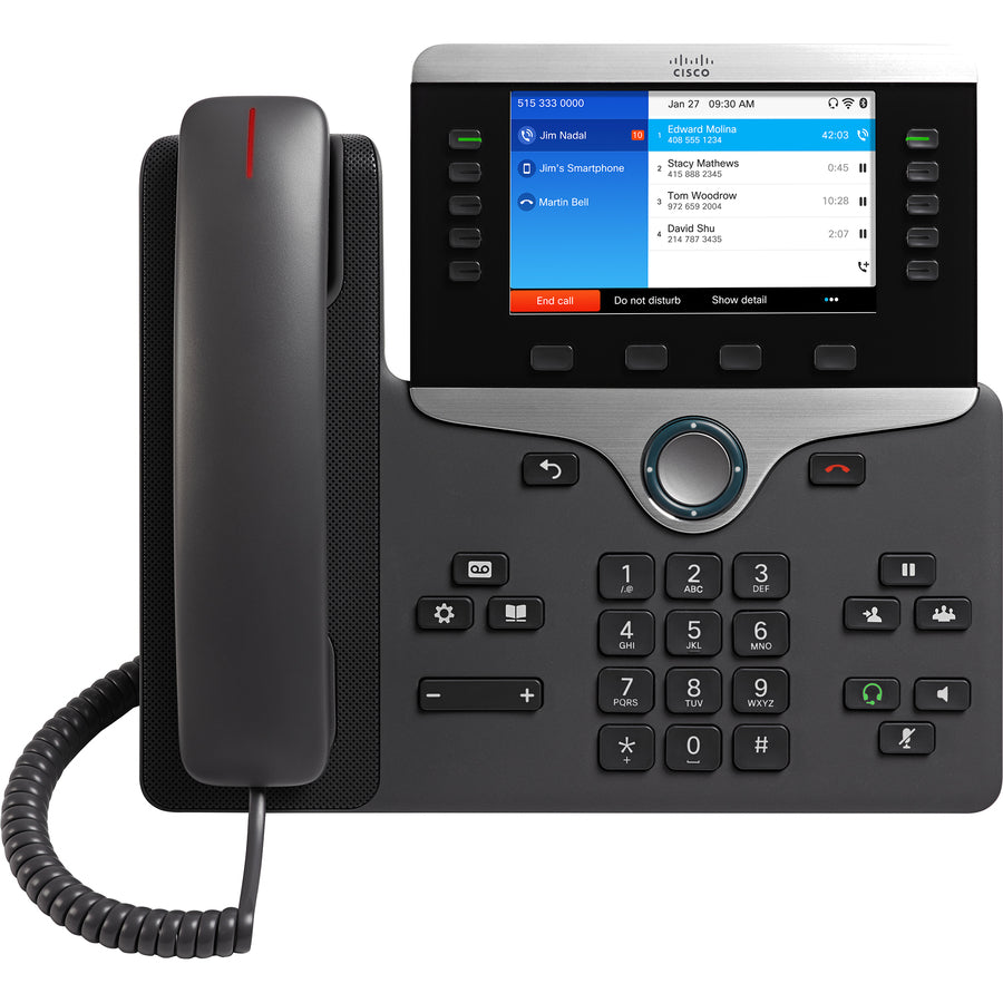 Cisco 8861 IP Phone - Corded - Corded - Wall Mountable, Desktop — CP-8861-3PW-NA-K9=