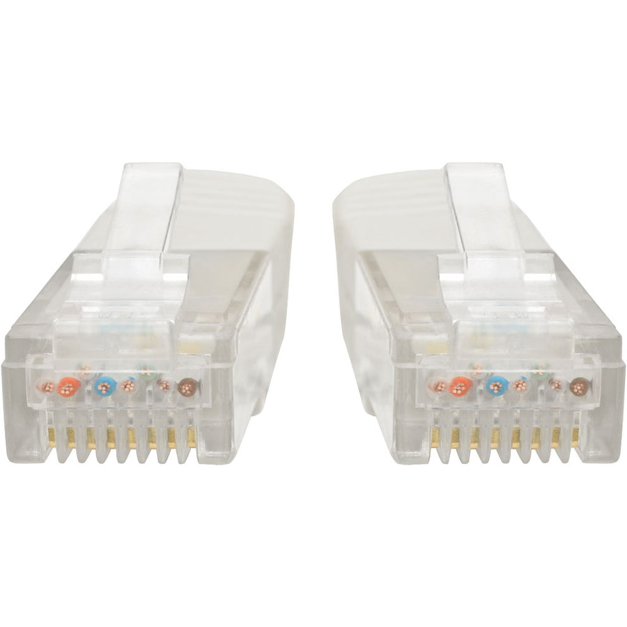 Eaton Tripp Lite Series Cat6 Gigabit Molded (UTP) Ethernet Cable (RJ45 M/M), PoE, White, 25 ft. (7.62 m) — N200-025-WH