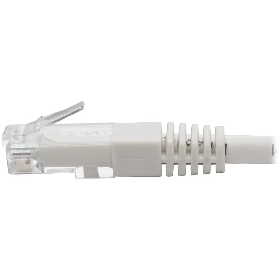 Eaton Tripp Lite Series Cat6 Gigabit Molded (UTP) Ethernet Cable (RJ45 M/M), PoE, White, 25 ft. (7.62 m) — N200-025-WH